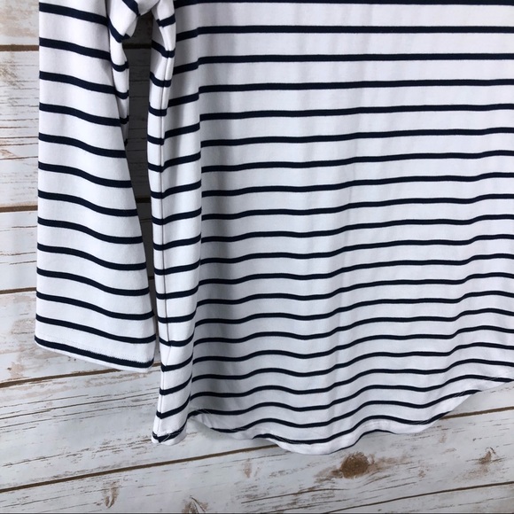 Anthropologie Lili’s Closet navy white stripe top - Picture 8 of 8